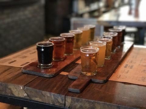 flight of beer